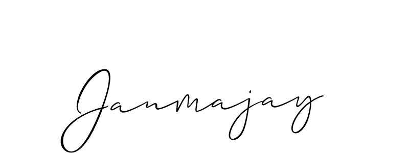 Allison_Script is a professional signature style that is perfect for those who want to add a touch of class to their signature. It is also a great choice for those who want to make their signature more unique. Get Janmajay name to fancy signature for free. Janmajay signature style 2 images and pictures png