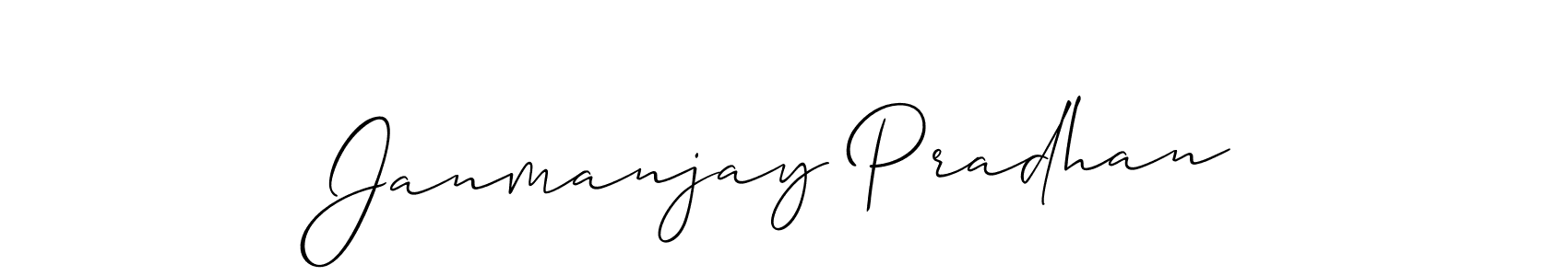 You can use this online signature creator to create a handwritten signature for the name Janmanjay Pradhan. This is the best online autograph maker. Janmanjay Pradhan signature style 2 images and pictures png
