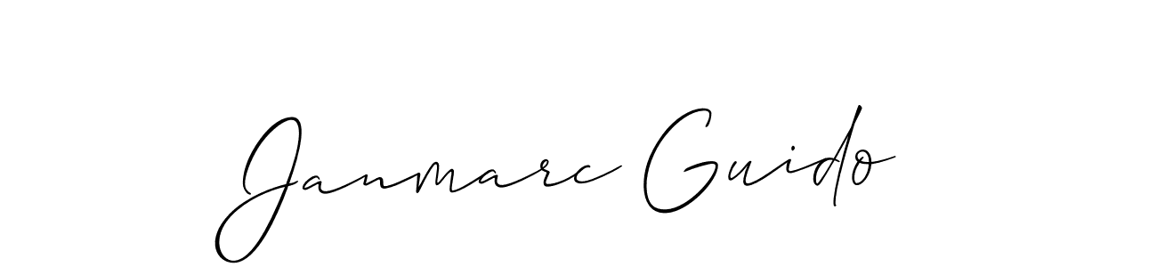 Once you've used our free online signature maker to create your best signature Allison_Script style, it's time to enjoy all of the benefits that Janmarc Guido name signing documents. Janmarc Guido signature style 2 images and pictures png