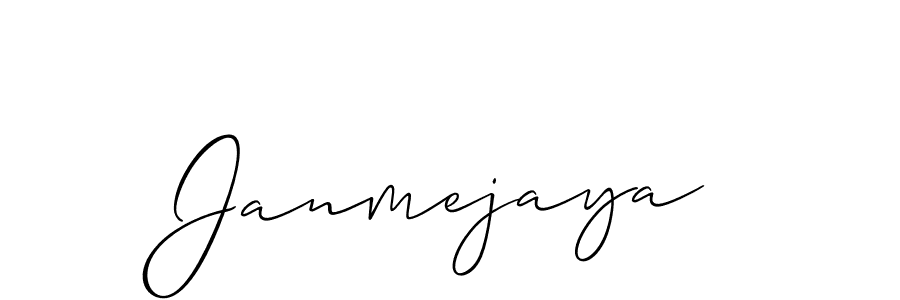 Design your own signature with our free online signature maker. With this signature software, you can create a handwritten (Allison_Script) signature for name Janmejaya. Janmejaya signature style 2 images and pictures png