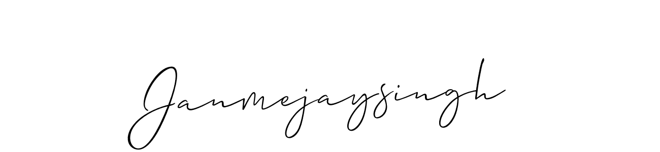 Design your own signature with our free online signature maker. With this signature software, you can create a handwritten (Allison_Script) signature for name Janmejaysingh. Janmejaysingh signature style 2 images and pictures png