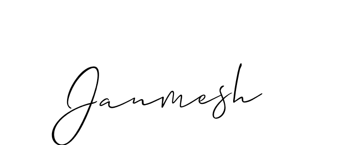 Also You can easily find your signature by using the search form. We will create Janmesh name handwritten signature images for you free of cost using Allison_Script sign style. Janmesh signature style 2 images and pictures png