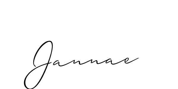 You should practise on your own different ways (Allison_Script) to write your name (Jannae) in signature. don't let someone else do it for you. Jannae signature style 2 images and pictures png