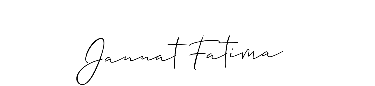 You can use this online signature creator to create a handwritten signature for the name Jannat Fatima. This is the best online autograph maker. Jannat Fatima signature style 2 images and pictures png