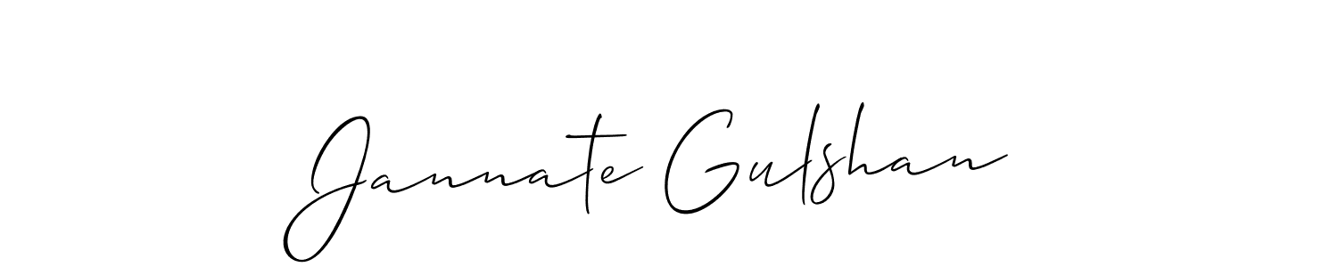 Once you've used our free online signature maker to create your best signature Allison_Script style, it's time to enjoy all of the benefits that Jannate Gulshan name signing documents. Jannate Gulshan signature style 2 images and pictures png