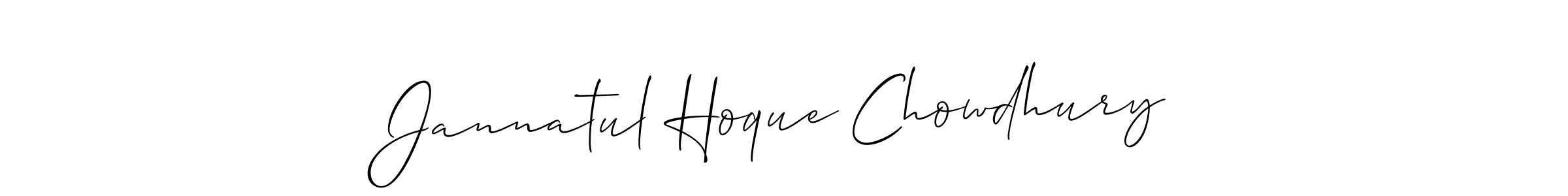 Also we have Jannatul Hoque Chowdhury name is the best signature style. Create professional handwritten signature collection using Allison_Script autograph style. Jannatul Hoque Chowdhury signature style 2 images and pictures png