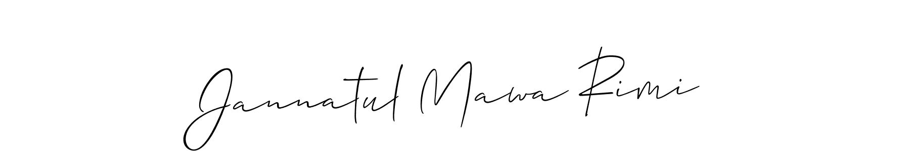 How to Draw Jannatul Mawa Rimi signature style? Allison_Script is a latest design signature styles for name Jannatul Mawa Rimi. Jannatul Mawa Rimi signature style 2 images and pictures png