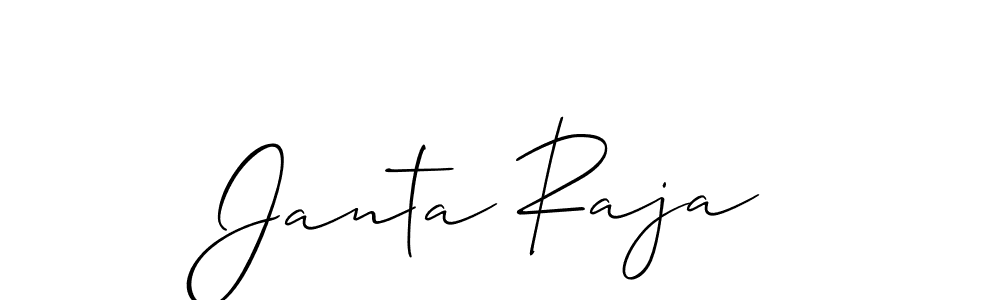 You can use this online signature creator to create a handwritten signature for the name Janta Raja. This is the best online autograph maker. Janta Raja signature style 2 images and pictures png