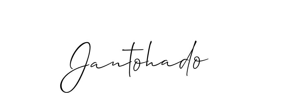 Make a beautiful signature design for name Jantohado. With this signature (Allison_Script) style, you can create a handwritten signature for free. Jantohado signature style 2 images and pictures png