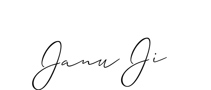 Once you've used our free online signature maker to create your best signature Allison_Script style, it's time to enjoy all of the benefits that Janu Ji name signing documents. Janu Ji signature style 2 images and pictures png
