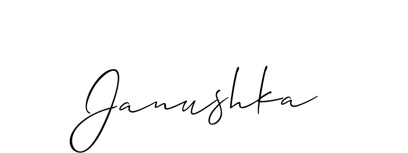 Similarly Allison_Script is the best handwritten signature design. Signature creator online .You can use it as an online autograph creator for name Janushka. Janushka signature style 2 images and pictures png