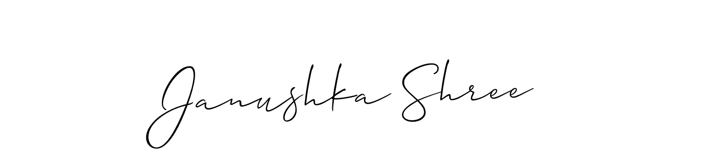 See photos of Janushka Shree official signature by Spectra . Check more albums & portfolios. Read reviews & check more about Allison_Script font. Janushka Shree signature style 2 images and pictures png