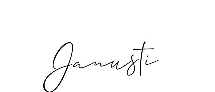 It looks lik you need a new signature style for name Janusti. Design unique handwritten (Allison_Script) signature with our free signature maker in just a few clicks. Janusti signature style 2 images and pictures png
