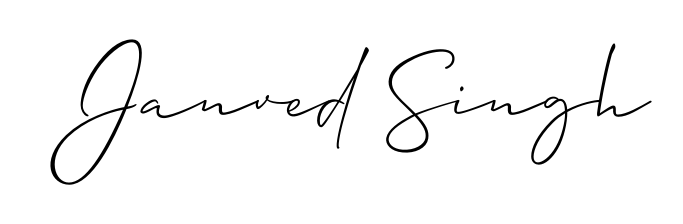 Designed for modern professionals: Janved Singh name signature crafted with Allison_Script script. Ready for digital PDF workflows. Janved Singh signature style 2 images and pictures png