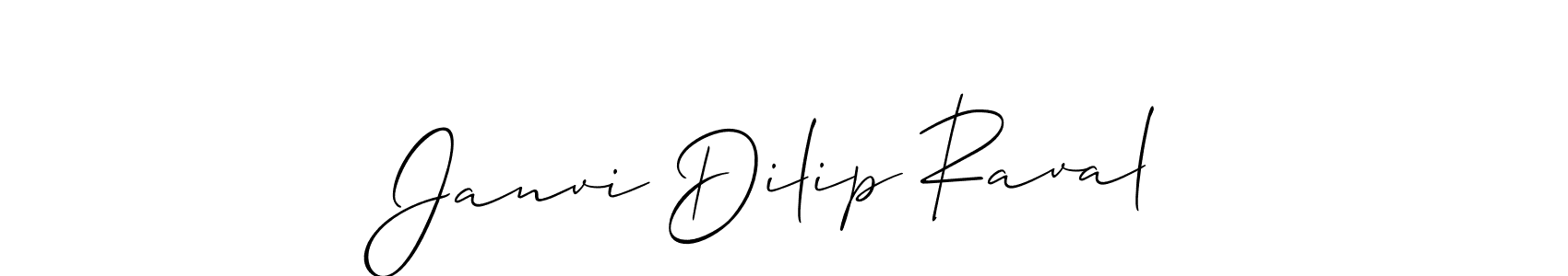 Check out images of Autograph of Janvi Dilip Raval name. Actor Janvi Dilip Raval Signature Style. Allison_Script is a professional sign style online. Janvi Dilip Raval signature style 2 images and pictures png