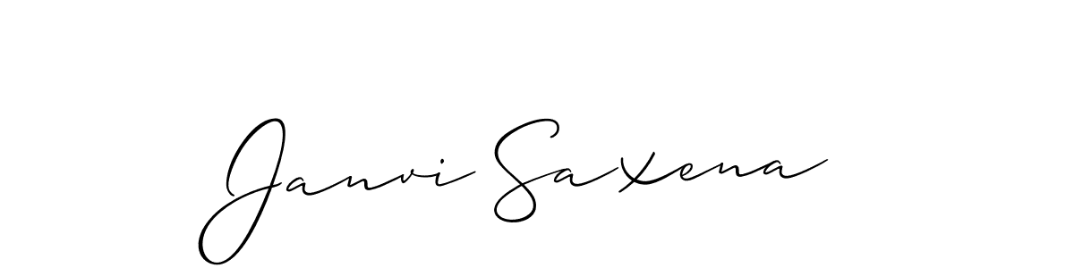 Make a beautiful signature design for name Janvi Saxena. Use this online signature maker to create a handwritten signature for free. Janvi Saxena signature style 2 images and pictures png