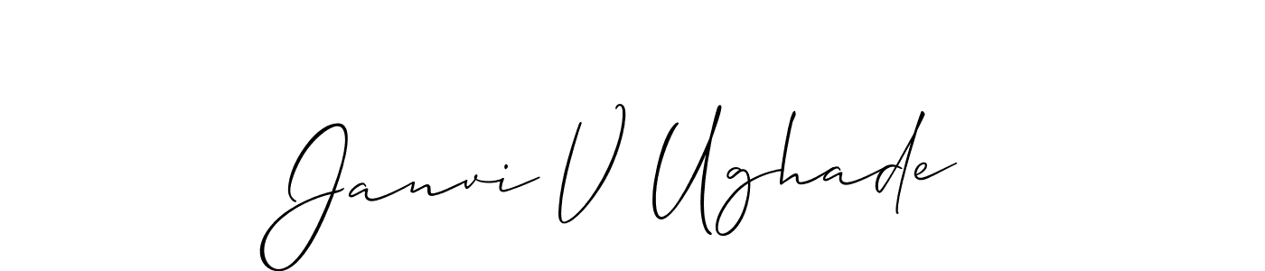 Once you've used our free online signature maker to create your best signature Allison_Script style, it's time to enjoy all of the benefits that Janvi V Ughade name signing documents. Janvi V Ughade signature style 2 images and pictures png