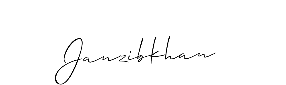 Also You can easily find your signature by using the search form. We will create Janzibkhan name handwritten signature images for you free of cost using Allison_Script sign style. Janzibkhan signature style 2 images and pictures png