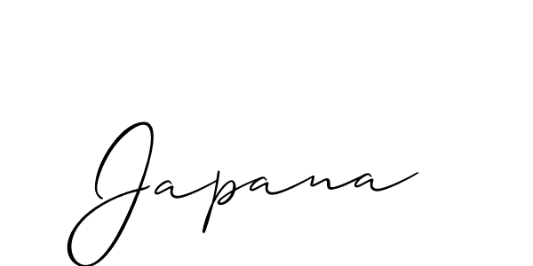 Make a short Japana signature style. Manage your documents anywhere anytime using Allison_Script. Create and add eSignatures, submit forms, share and send files easily. Japana signature style 2 images and pictures png