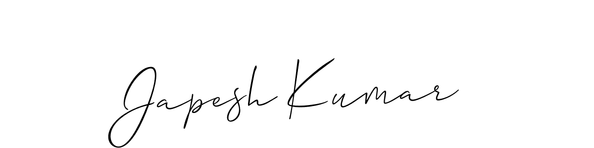 How to Draw Japesh Kumar signature style? Allison_Script is a latest design signature styles for name Japesh Kumar. Japesh Kumar signature style 2 images and pictures png