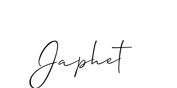 Japhet stylish signature style. Best Handwritten Sign (Allison_Script) for my name. Handwritten Signature Collection Ideas for my name Japhet. Japhet signature style 2 images and pictures png