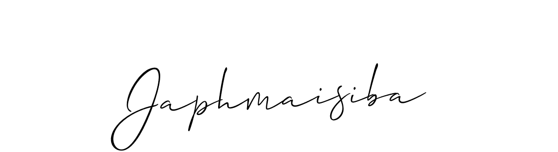 Make a short Japhmaisiba signature style. Manage your documents anywhere anytime using Allison_Script. Create and add eSignatures, submit forms, share and send files easily. Japhmaisiba signature style 2 images and pictures png