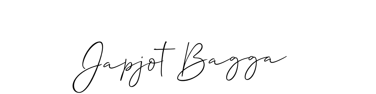 It looks lik you need a new signature style for name Japjot Bagga. Design unique handwritten (Allison_Script) signature with our free signature maker in just a few clicks. Japjot Bagga signature style 2 images and pictures png