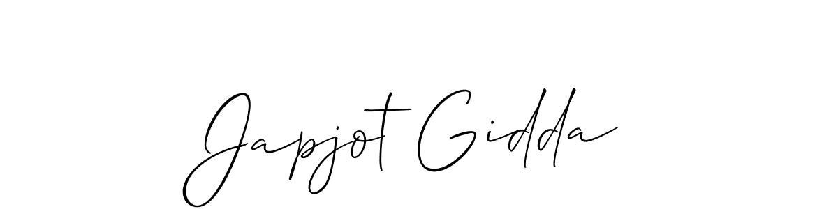 Make a beautiful signature design for name Japjot Gidda. Use this online signature maker to create a handwritten signature for free. Japjot Gidda signature style 2 images and pictures png