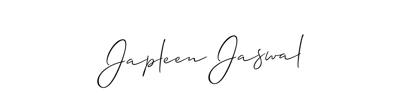 Similarly Allison_Script is the best handwritten signature design. Signature creator online .You can use it as an online autograph creator for name Japleen Jaswal. Japleen Jaswal signature style 2 images and pictures png