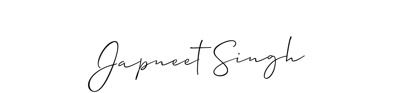 The best way (Allison_Script) to make a short signature is to pick only two or three words in your name. The name Japneet Singh include a total of six letters. For converting this name. Japneet Singh signature style 2 images and pictures png