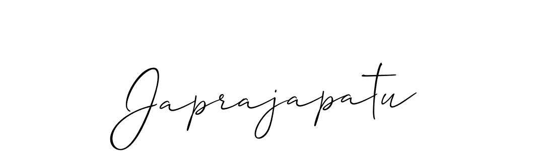 Also You can easily find your signature by using the search form. We will create Japrajapatu name handwritten signature images for you free of cost using Allison_Script sign style. Japrajapatu signature style 2 images and pictures png