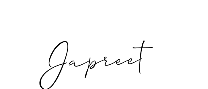 if you are searching for the best signature style for your name Japreet. so please give up your signature search. here we have designed multiple signature styles  using Allison_Script. Japreet signature style 2 images and pictures png