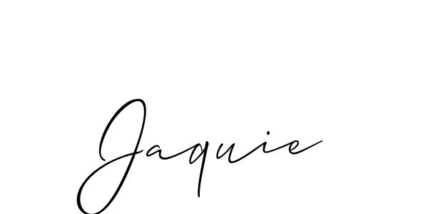 You should practise on your own different ways (Allison_Script) to write your name (Jaquie) in signature. don't let someone else do it for you. Jaquie signature style 2 images and pictures png