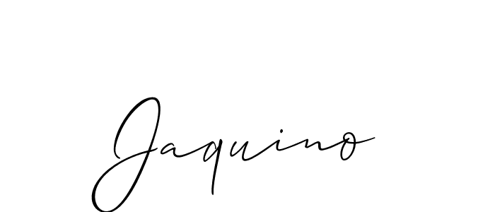 It looks lik you need a new signature style for name Jaquino. Design unique handwritten (Allison_Script) signature with our free signature maker in just a few clicks. Jaquino signature style 2 images and pictures png