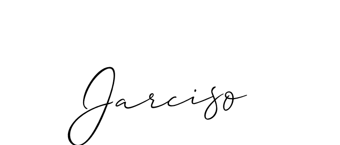 Make a short Jarciso signature style. Manage your documents anywhere anytime using Allison_Script. Create and add eSignatures, submit forms, share and send files easily. Jarciso signature style 2 images and pictures png