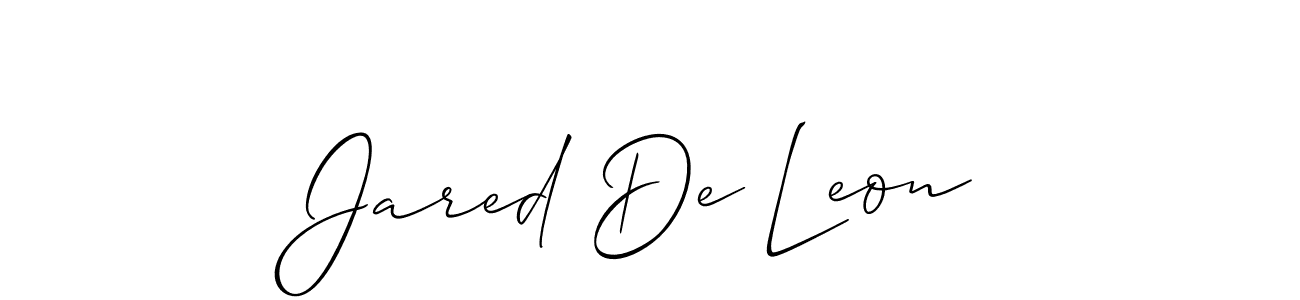 Check out images of Autograph of Jared De Leon name. Actor Jared De Leon Signature Style. Allison_Script is a professional sign style online. Jared De Leon signature style 2 images and pictures png