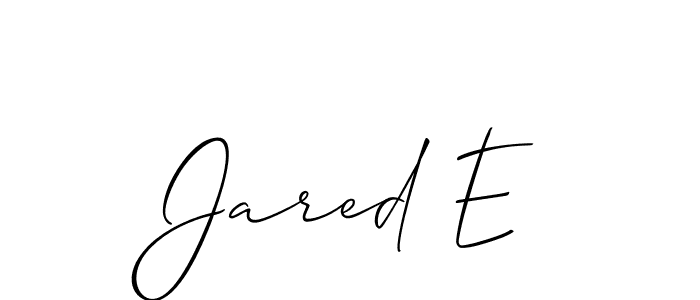 Here are the top 10 professional signature styles for the name Jared E. These are the best autograph styles you can use for your name. Jared E signature style 2 images and pictures png
