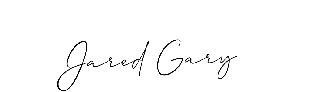 How to Draw Jared Gary signature style? Allison_Script is a latest design signature styles for name Jared Gary. Jared Gary signature style 2 images and pictures png