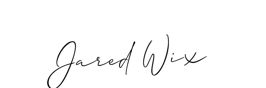 This is the best signature style for the Jared Wix name. Also you like these signature font (Allison_Script). Mix name signature. Jared Wix signature style 2 images and pictures png