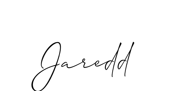 Make a beautiful signature design for name Jaredd. Use this online signature maker to create a handwritten signature for free. Jaredd signature style 2 images and pictures png