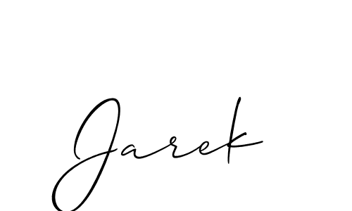 Make a beautiful signature design for name Jarek. Use this online signature maker to create a handwritten signature for free. Jarek signature style 2 images and pictures png