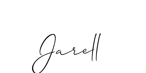 Best and Professional Signature Style for Jarell. Allison_Script Best Signature Style Collection. Jarell signature style 2 images and pictures png