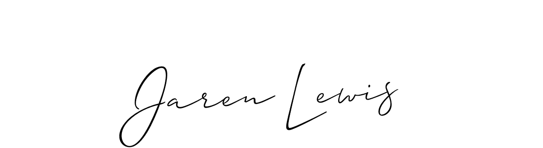 Also we have Jaren Lewis name is the best signature style. Create professional handwritten signature collection using Allison_Script autograph style. Jaren Lewis signature style 2 images and pictures png