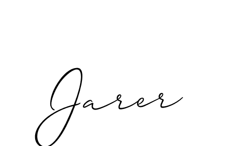 Similarly Allison_Script is the best handwritten signature design. Signature creator online .You can use it as an online autograph creator for name Jarer. Jarer signature style 2 images and pictures png