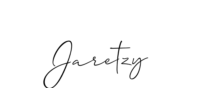 Best and Professional Signature Style for Jaretzy. Allison_Script Best Signature Style Collection. Jaretzy signature style 2 images and pictures png