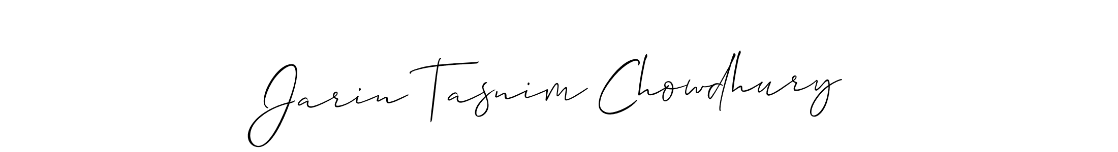 Make a beautiful signature design for name Jarin Tasnim Chowdhury. Use this online signature maker to create a handwritten signature for free. Jarin Tasnim Chowdhury signature style 2 images and pictures png