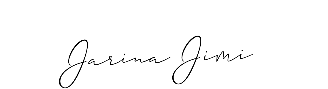 Best and Professional Signature Style for Jarina Jimi. Allison_Script Best Signature Style Collection. Jarina Jimi signature style 2 images and pictures png