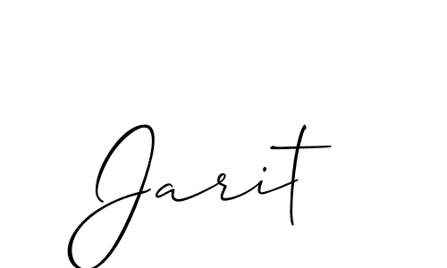 How to Draw Jarit signature style? Allison_Script is a latest design signature styles for name Jarit. Jarit signature style 2 images and pictures png