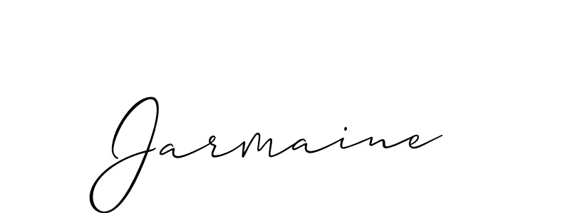 Design your own signature with our free online signature maker. With this signature software, you can create a handwritten (Allison_Script) signature for name Jarmaine. Jarmaine signature style 2 images and pictures png