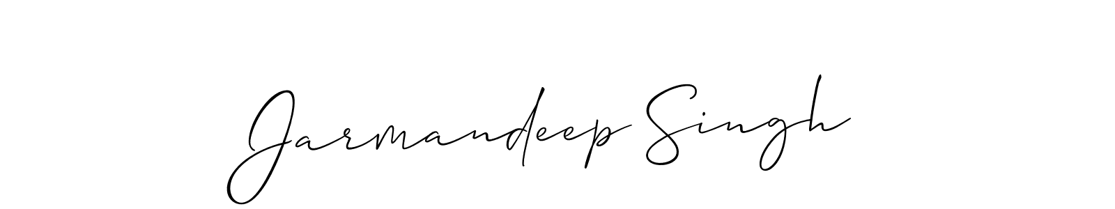 Also we have Jarmandeep Singh name is the best signature style. Create professional handwritten signature collection using Allison_Script autograph style. Jarmandeep Singh signature style 2 images and pictures png